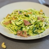 Vorschaubild für Spaghetti Carbonara als Low Carb Variante